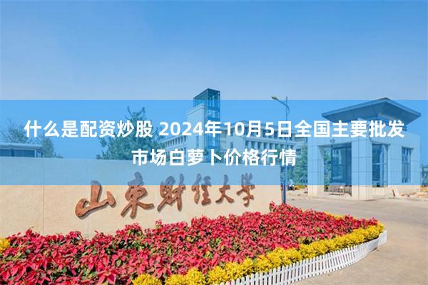 什么是配资炒股 2024年10月5日全国主要批发市场白萝卜价格行情