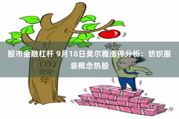 股市金融杠杆 9月18日美尔雅涨停分析：纺织服装概念热股